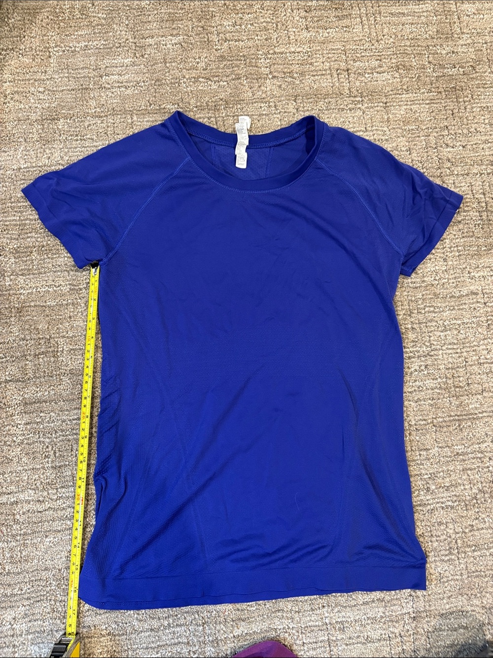 Athleta Short Sleeve Crew Tee - size medium. Blue